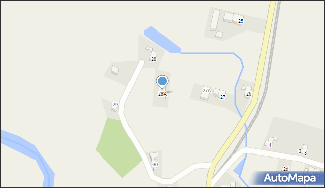 Kościelniki Dolne, Kościelniki Dolne, 28A, mapa Kościelniki Dolne