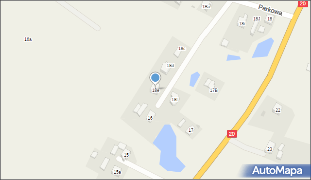Kościerska Huta, Kościerska Huta, 18e, mapa Kościerska Huta