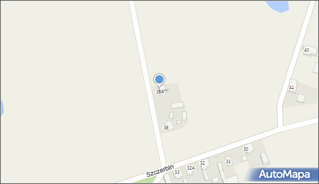 Kościerzyn Mały, Kościerzyn Mały, 38A, mapa Kościerzyn Mały