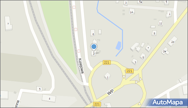 Kościerzyna, Kolejowa, 2, mapa Kościerzyna