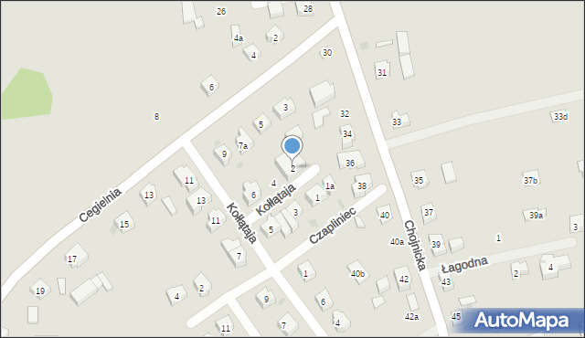 Kościerzyna, Kołłątaja Hugo, 2, mapa Kościerzyna
