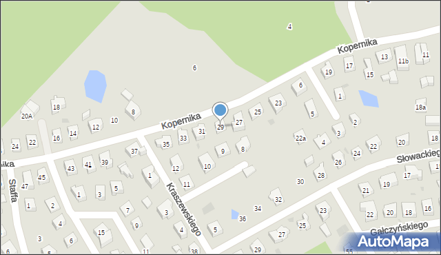 Kościerzyna, Kopernika Mikołaja, 29, mapa Kościerzyna