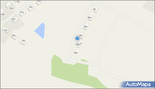 Kościno, Kościno, 66d, mapa Kościno