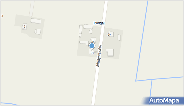 Kościuszków, Kościuszków, 1/1, mapa Kościuszków