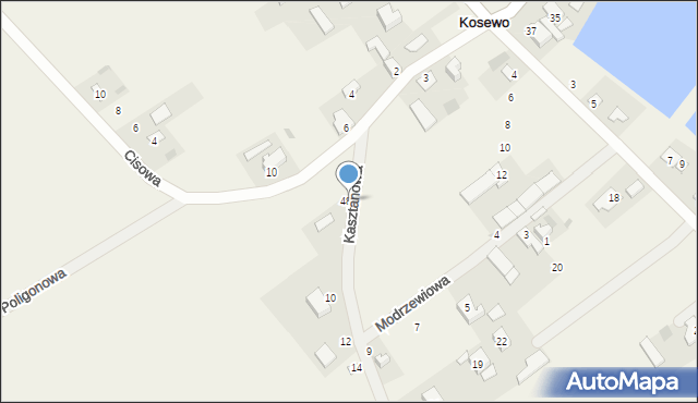 Kosewo, Kosewo, 48A, mapa Kosewo