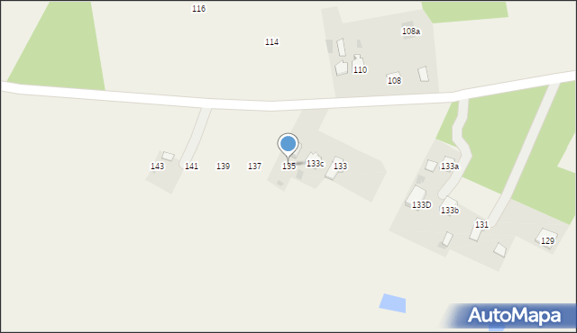 Kosewo, Kosewo, 135, mapa Kosewo