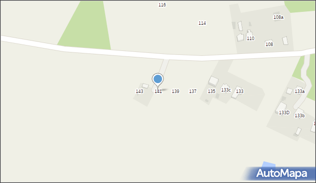 Kosewo, Kosewo, 141, mapa Kosewo