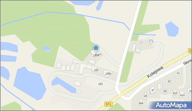 Kosewo, Kosewo, 165A, mapa Kosewo