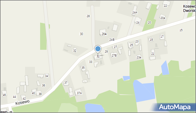 Kosewo, Kosewo, 31, mapa Kosewo