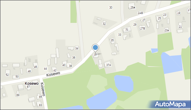 Kosewo, Kosewo, 37, mapa Kosewo