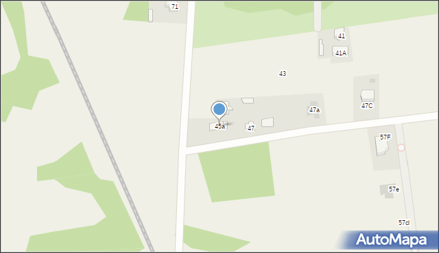 Kosewo, Kosewo, 45a, mapa Kosewo