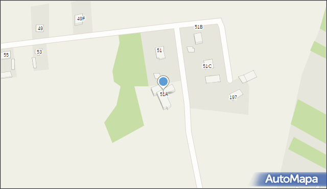 Kosewo, Kosewo, 51A, mapa Kosewo