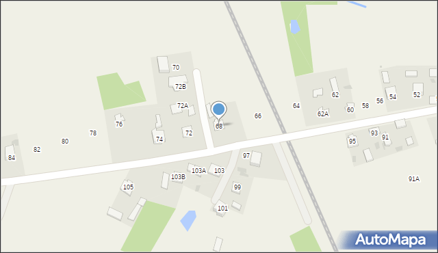 Kosewo, Kosewo, 68, mapa Kosewo