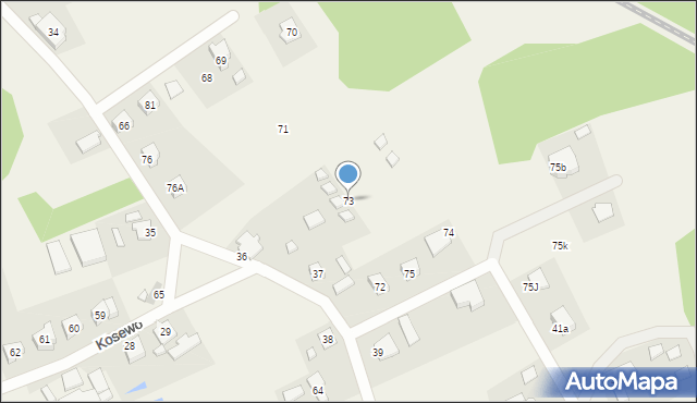 Kosewo, Kosewo, 73, mapa Kosewo