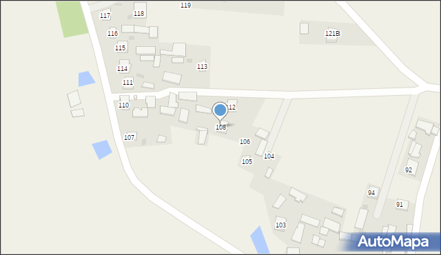 Kosin, Kosin, 108, mapa Kosin