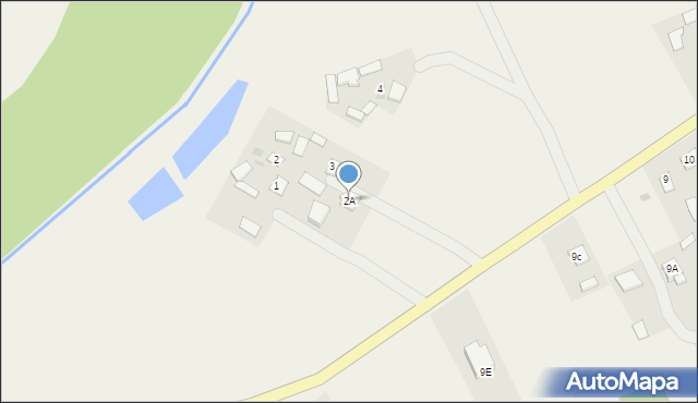 Kosin, Kosin, 2A, mapa Kosin