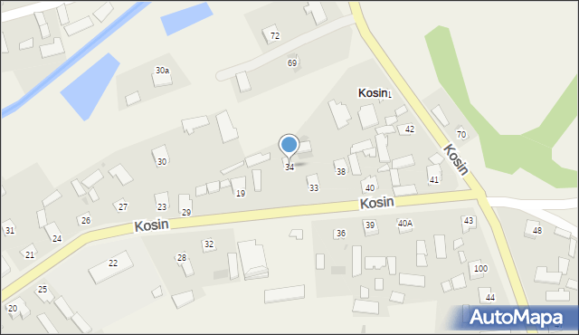 Kosin, Kosin, 34, mapa Kosin