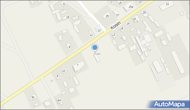 Kosin, Kosin, 7a, mapa Kosin