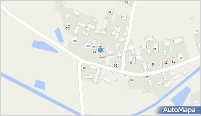 Kosin, Kosin, 97, mapa Kosin