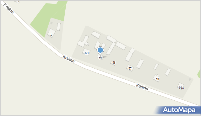 Kosino, Kosino, 59, mapa Kosino