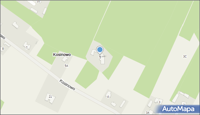 Kosinowo, Kosinowo, 5, mapa Kosinowo