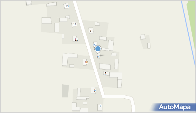 Kosiny Bartosowe, Kosiny Bartosowe, 6, mapa Kosiny Bartosowe