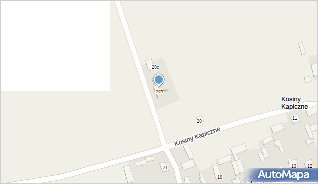 Kosiny Kapiczne, Kosiny Kapiczne, 29A, mapa Kosiny Kapiczne