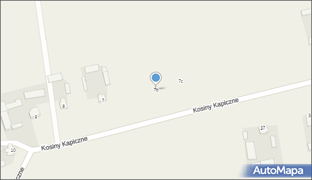 Kosiny Kapiczne, Kosiny Kapiczne, 7b, mapa Kosiny Kapiczne