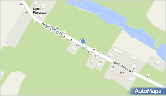 Koski Pierwsze, Koski Pierwsze, 8h, mapa Koski Pierwsze