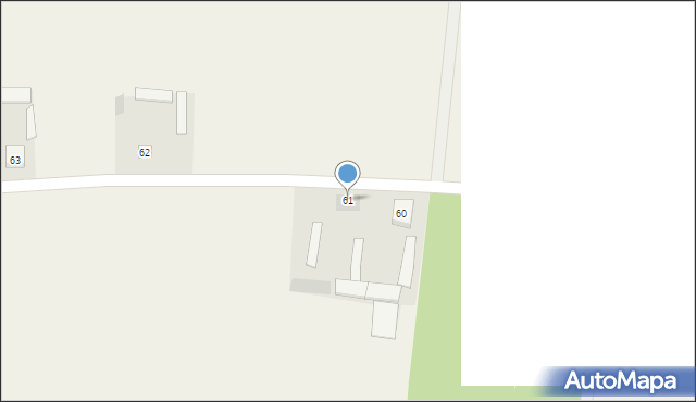 Koskowo, Koskowo, 61, mapa Koskowo