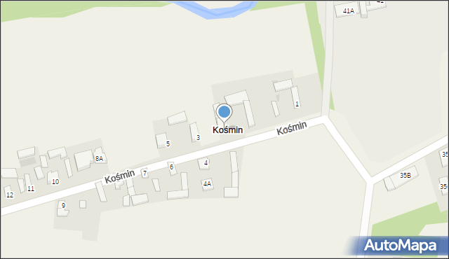 Kośmin, Kośmin, 2, mapa Kośmin