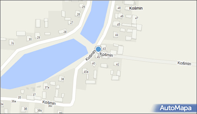 Kośmin, Kośmin, 41, mapa Kośmin