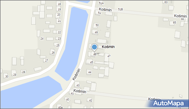 Kośmin, Kośmin, 46, mapa Kośmin