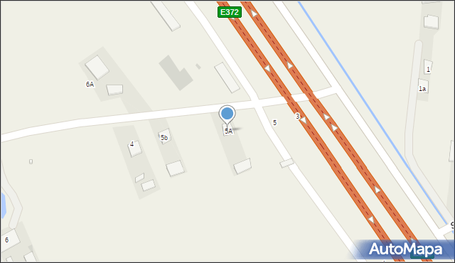 Kośmin, Kośmin, 5A, mapa Kośmin