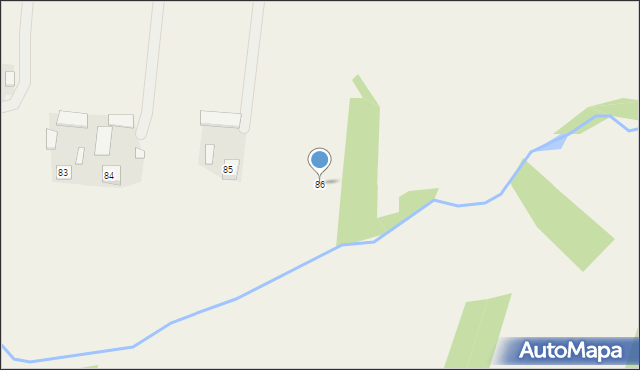 Kośmin, Kośmin, 86, mapa Kośmin