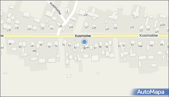 Kosmolów, Kosmolów, 56, mapa Kosmolów