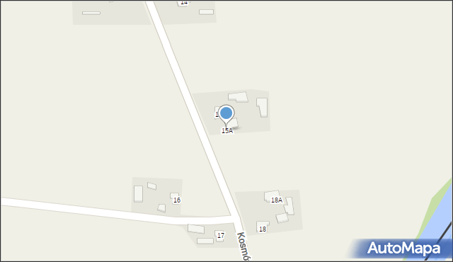 Kosmów, Kosmów, 15A, mapa Kosmów