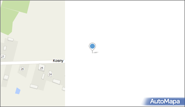 Kosny, Kosny, 21, mapa Kosny