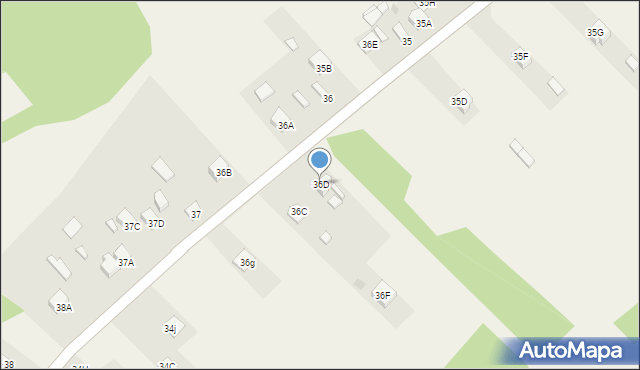 Kosów, Kosów, 36D, mapa Kosów