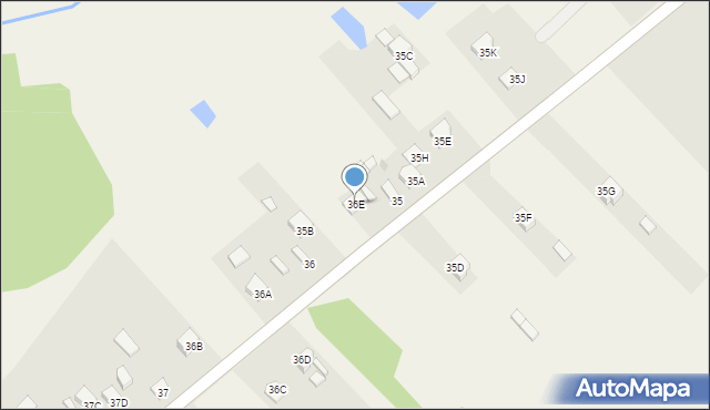 Kosów, Kosów, 36E, mapa Kosów