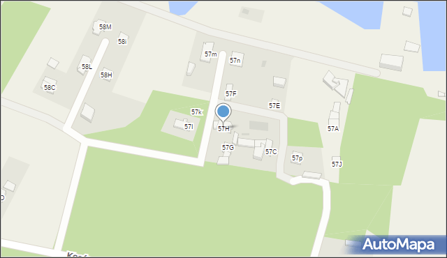 Kosów, Kosów, 57H, mapa Kosów