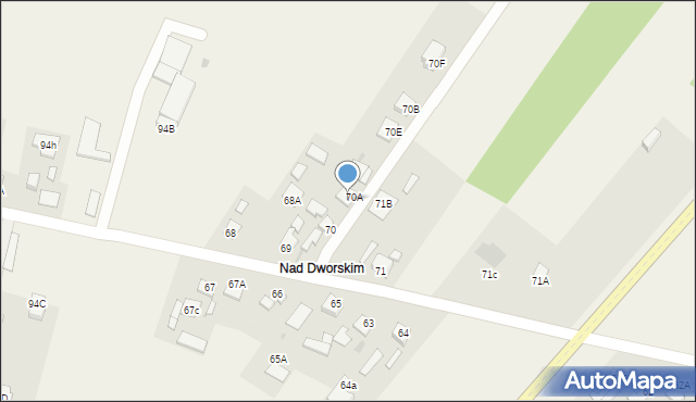 Kosów, Kosów, 70C, mapa Kosów