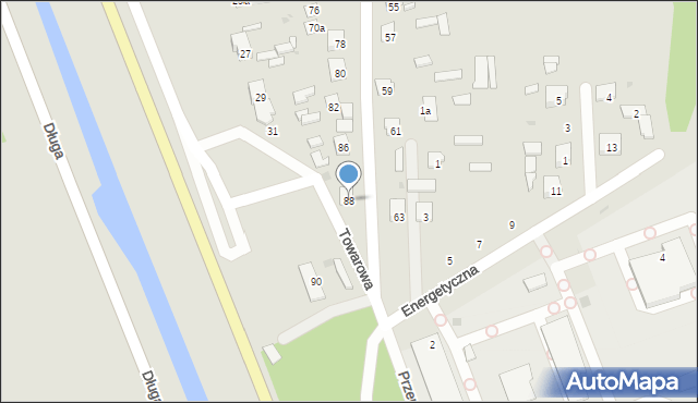 Kosów Lacki, Kolejowa, 88, mapa Kosów Lacki