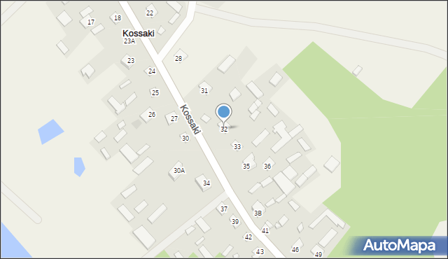 Kossaki, Kossaki, 32, mapa Kossaki