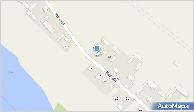 Kossaki, Kossaki, 5A, mapa Kossaki