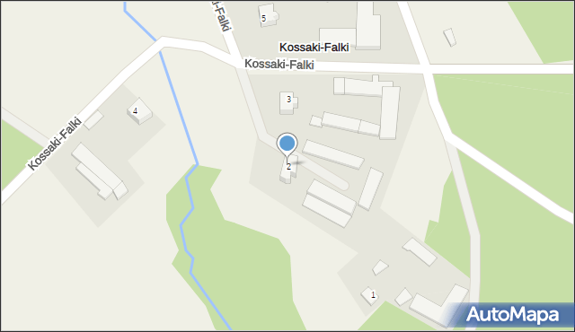 Kossaki-Falki, Kossaki-Falki, 2, mapa Kossaki-Falki