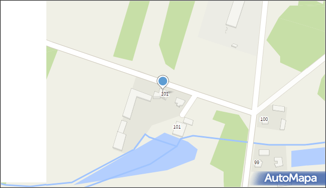 Kossów, Kossów, 101a, mapa Kossów