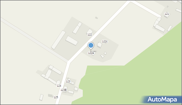 Kossów, Kossów, 122a, mapa Kossów