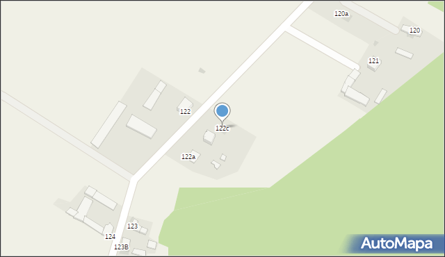 Kossów, Kossów, 122c, mapa Kossów