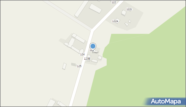 Kossów, Kossów, 123A, mapa Kossów